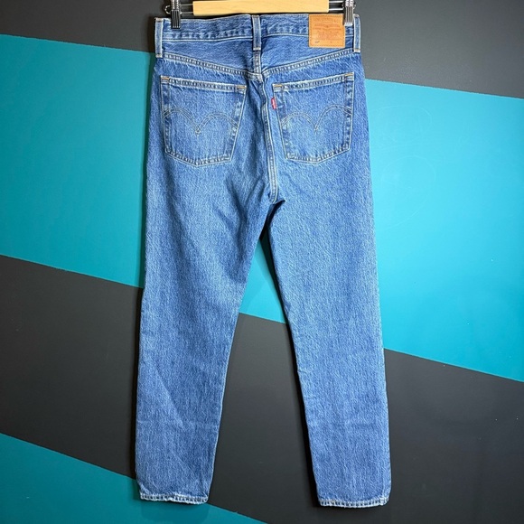 Levi's Premium 501 Blue Jeans size W27 L30 - Picture 5 of 13